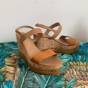 Salvatore Ferragamo Mollie Vara Chain sandal wedge